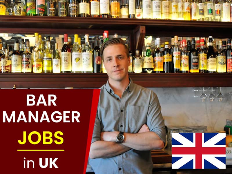 Bar manager jobs/work permit UK