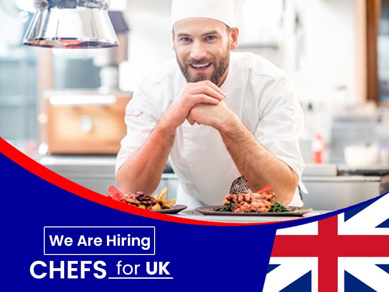 Cook, Chef Jobs/work permit in UK